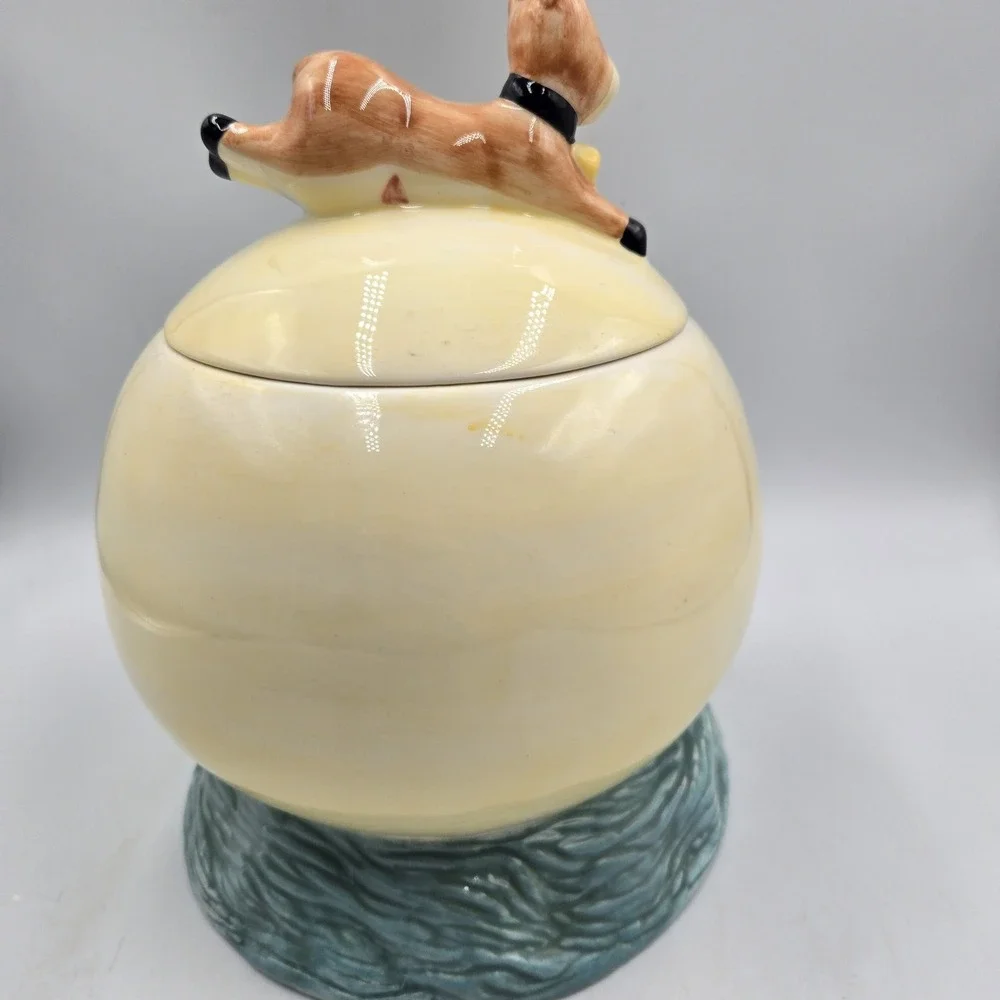 Vintage Treasure Craft Cow Jumped Over the Moon Cookie Jar Ceramic Grandmacore